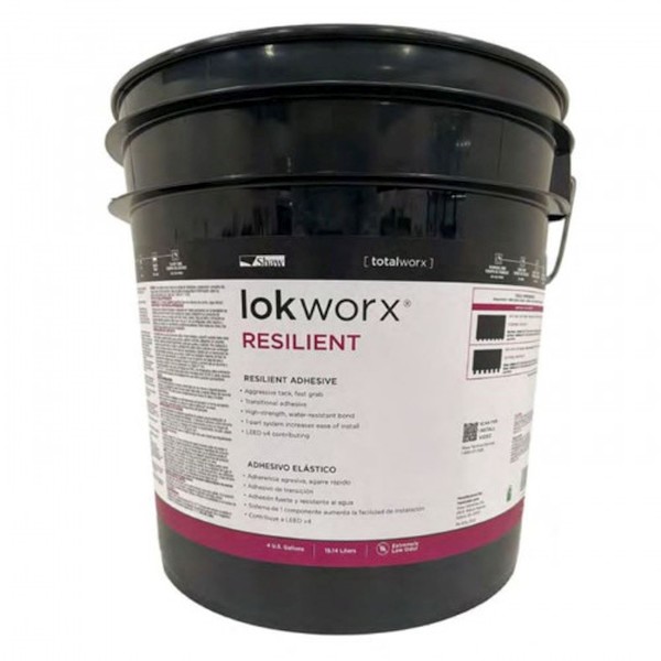 Shaw Luxury Vinyl Accessories LOKWORX Resilient Adhesive 4 Gallon